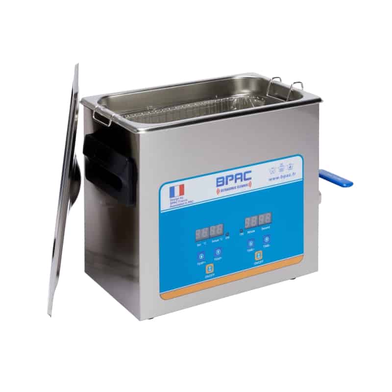Nettoyeur-bac ultrasons professionnel analogique avec vanne de vidange P2R  10 L 240 W - Entretien - Atelier