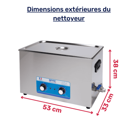 Nettoyeur Ultrasons INDUSTRIEL 32 litres 28 Khz, 1000x200x160mm